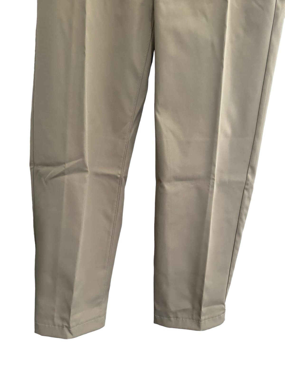Lands End Boys 18 (14-15 Yrs) / (31Wx31 1/2L)  Active Chino Pants Khaki #5539 3