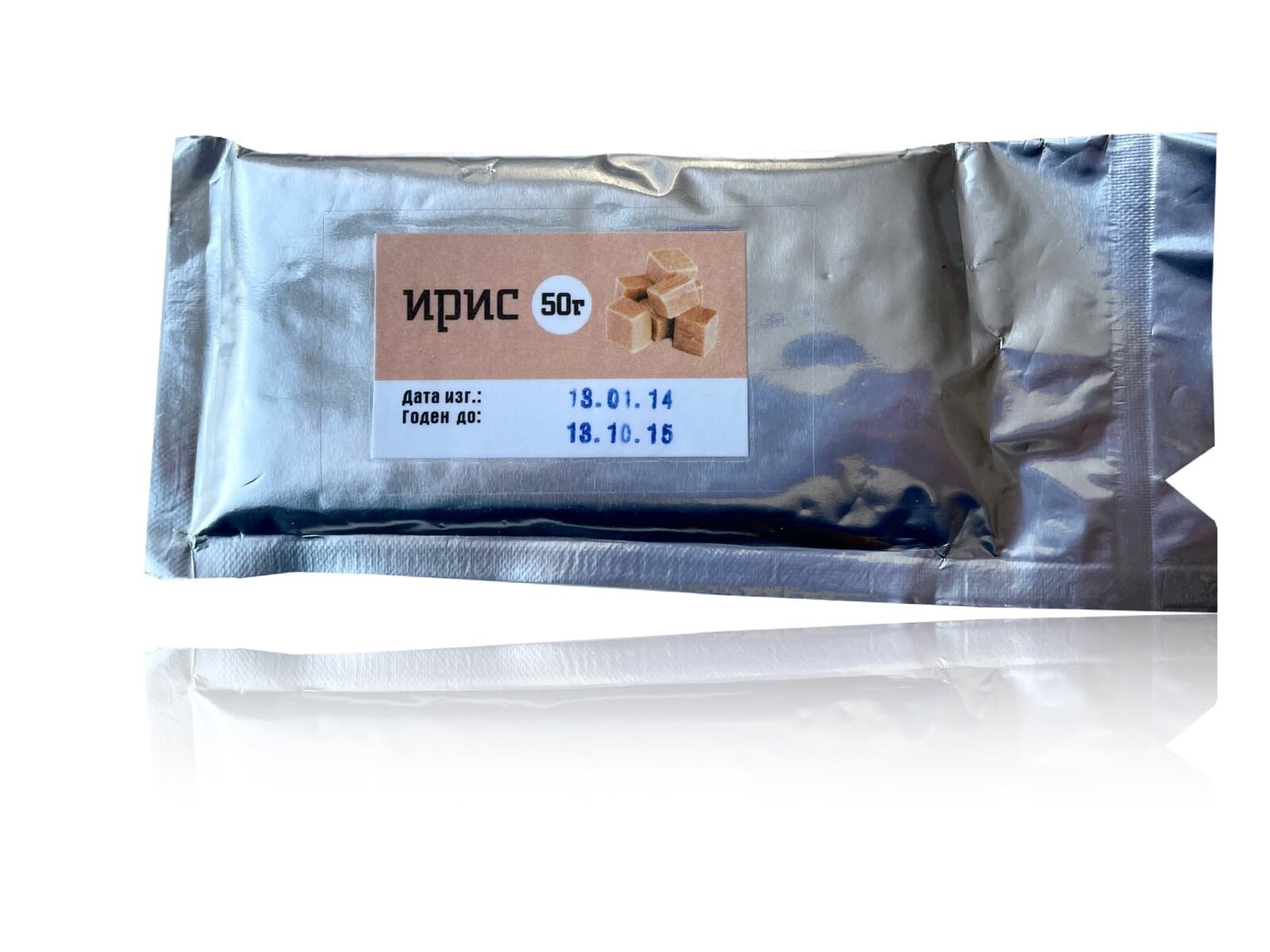 ORIGINAL AUTHENTIC ISS COSMONAUT ASTRONAUT SPACE FOOD TOFFEE "IRIS" #05