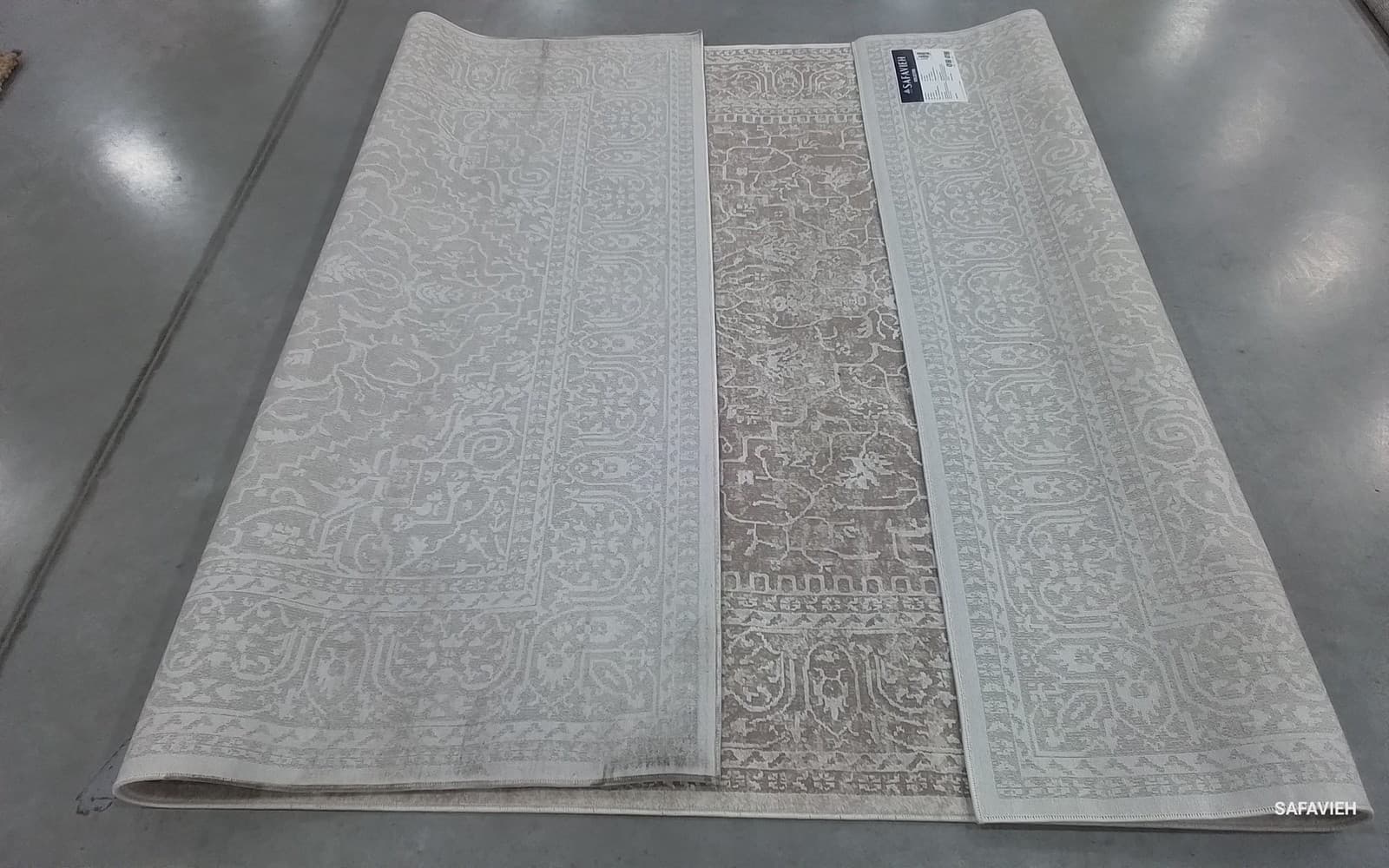 BEIGE / CREAM 6'-0" x 9'-0" Back Stain Rug, Reduced Price 1172790249 RFT670A-6 2