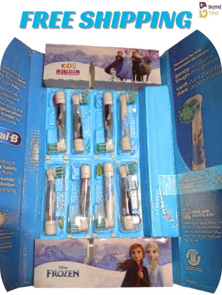 Oral-B Kids Disney Frozen Replacement Power Toothbrush Heads 8 Count