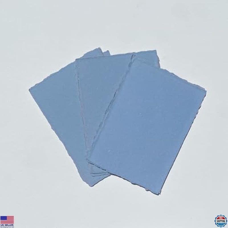 Premium 300gsm Cotton Paper 4.25x6 Inches, 25-Pack Elegant Blue for Invitations 4