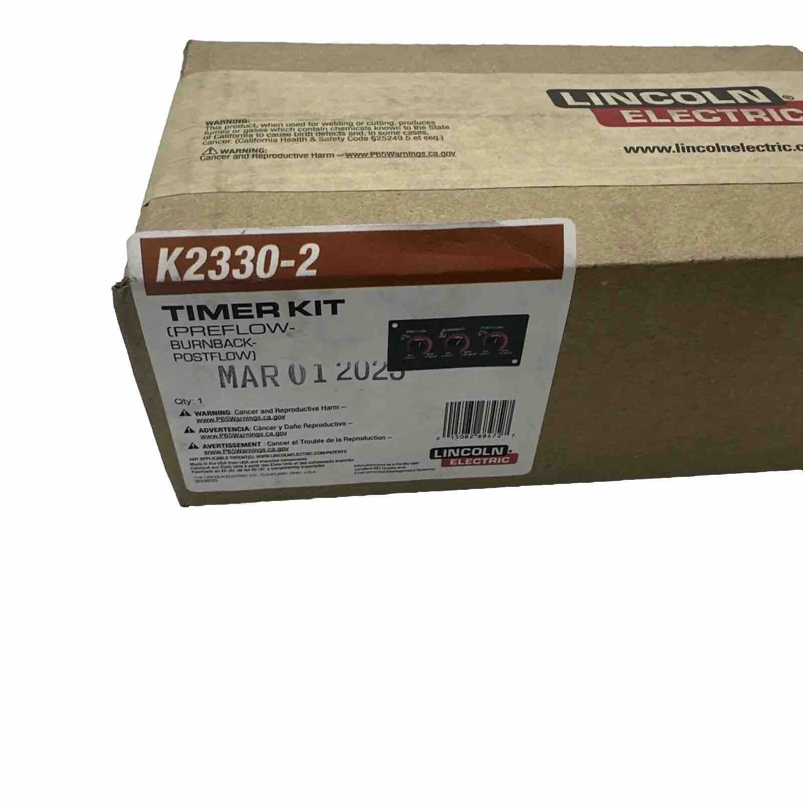 LINCOLN ELECTRIC K2330-2 Timer Kit PREFLOW BURNBACK POSTFLOW 5