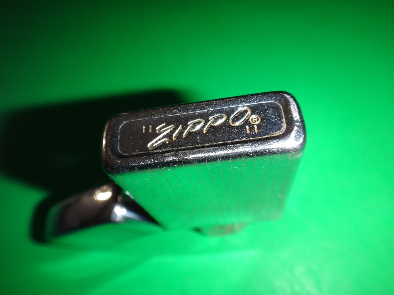 Vintage Year 1970 Zippo Slim Lighter with Flag of SOUTH KOREA Decal Sticker 6