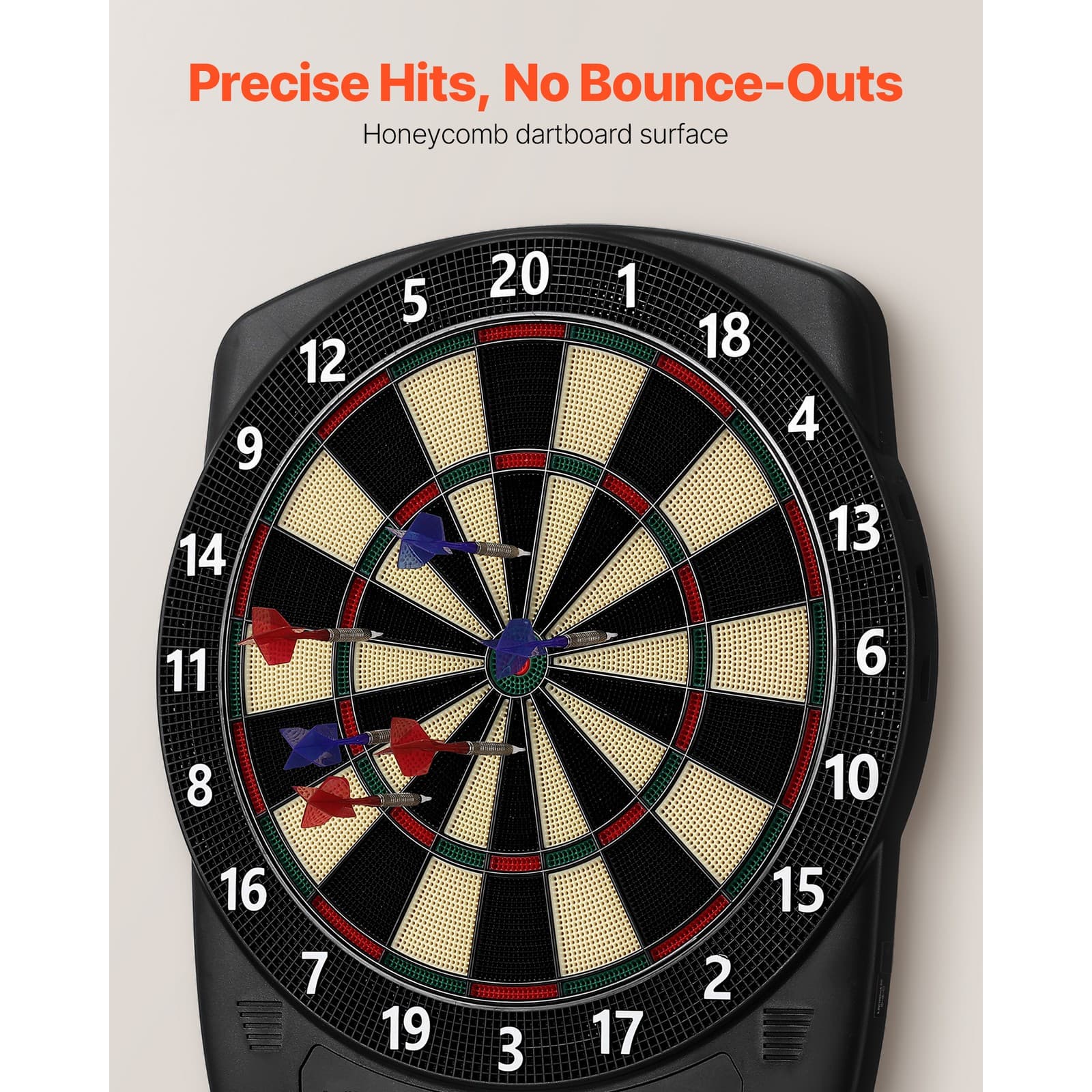 Uimoso Electronic Dartboard with 13.5" Target, 43 Games & 200+ Variations 3