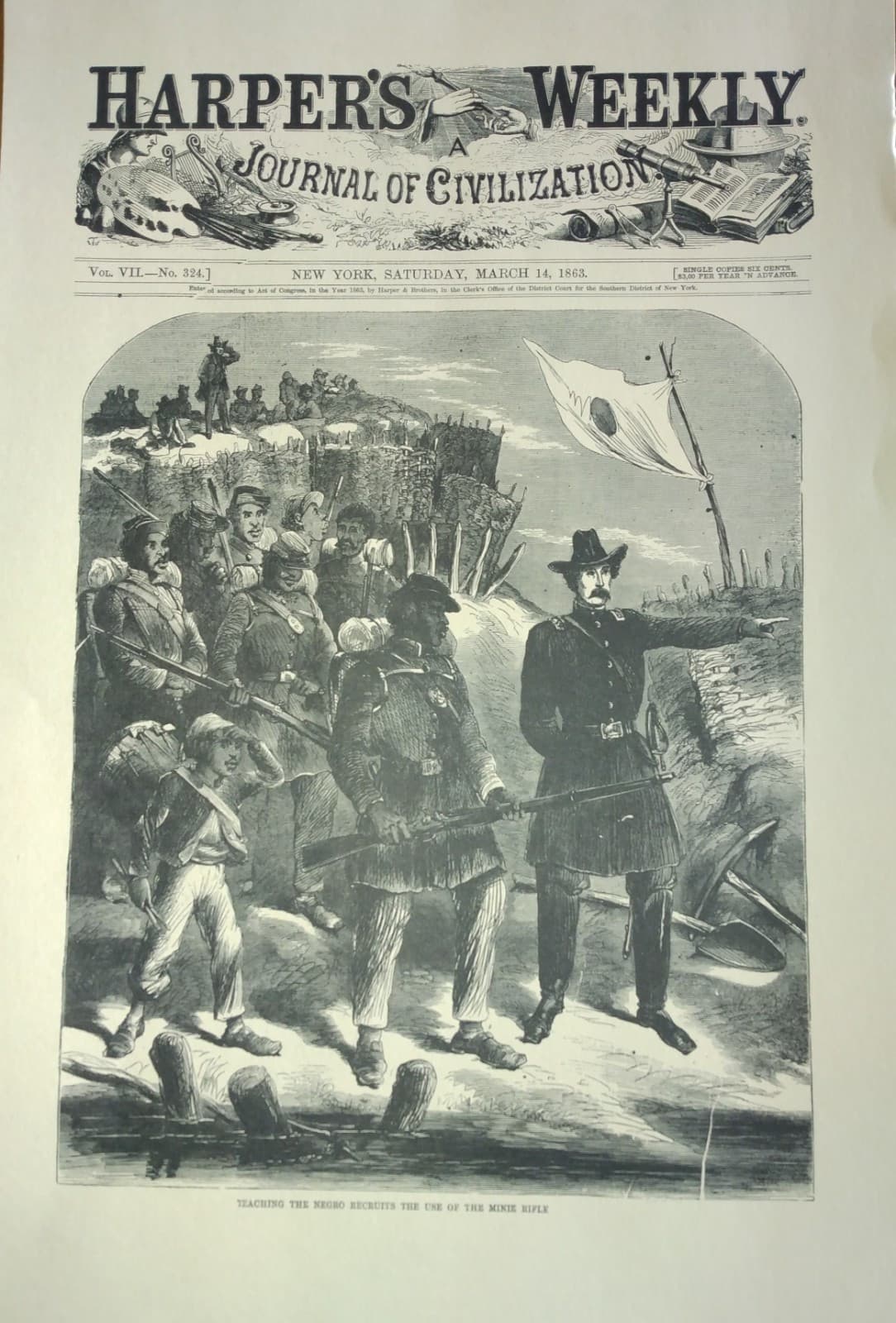 20 Large Folio African American Civil War Prints ~ Harper's & Leslie's Weekly 2