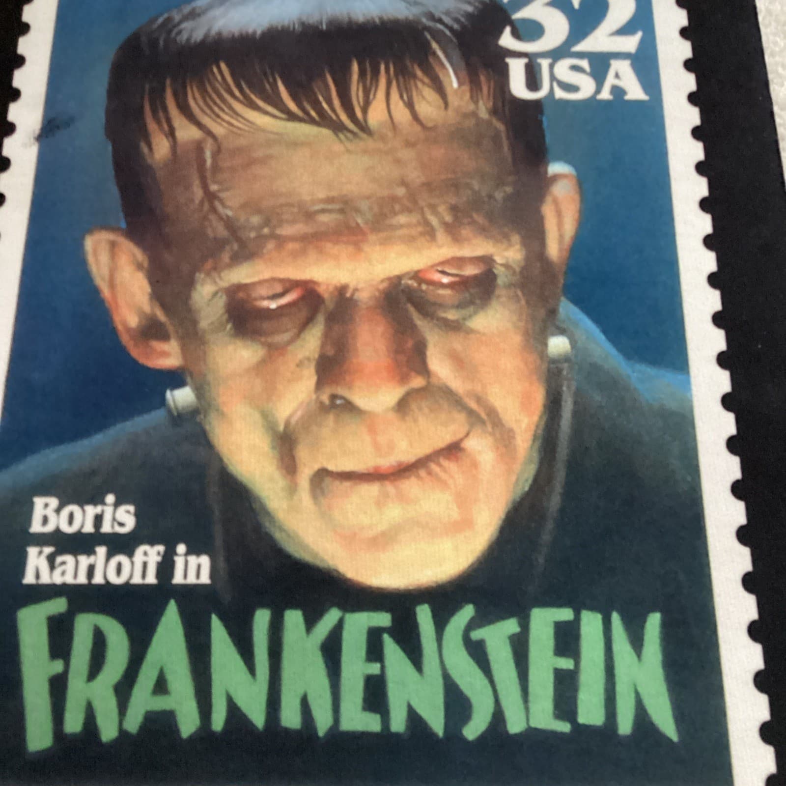USPS Classic Universal Monster Stamp Boris Karloff Frankenstein Mouse Pad 1997 2