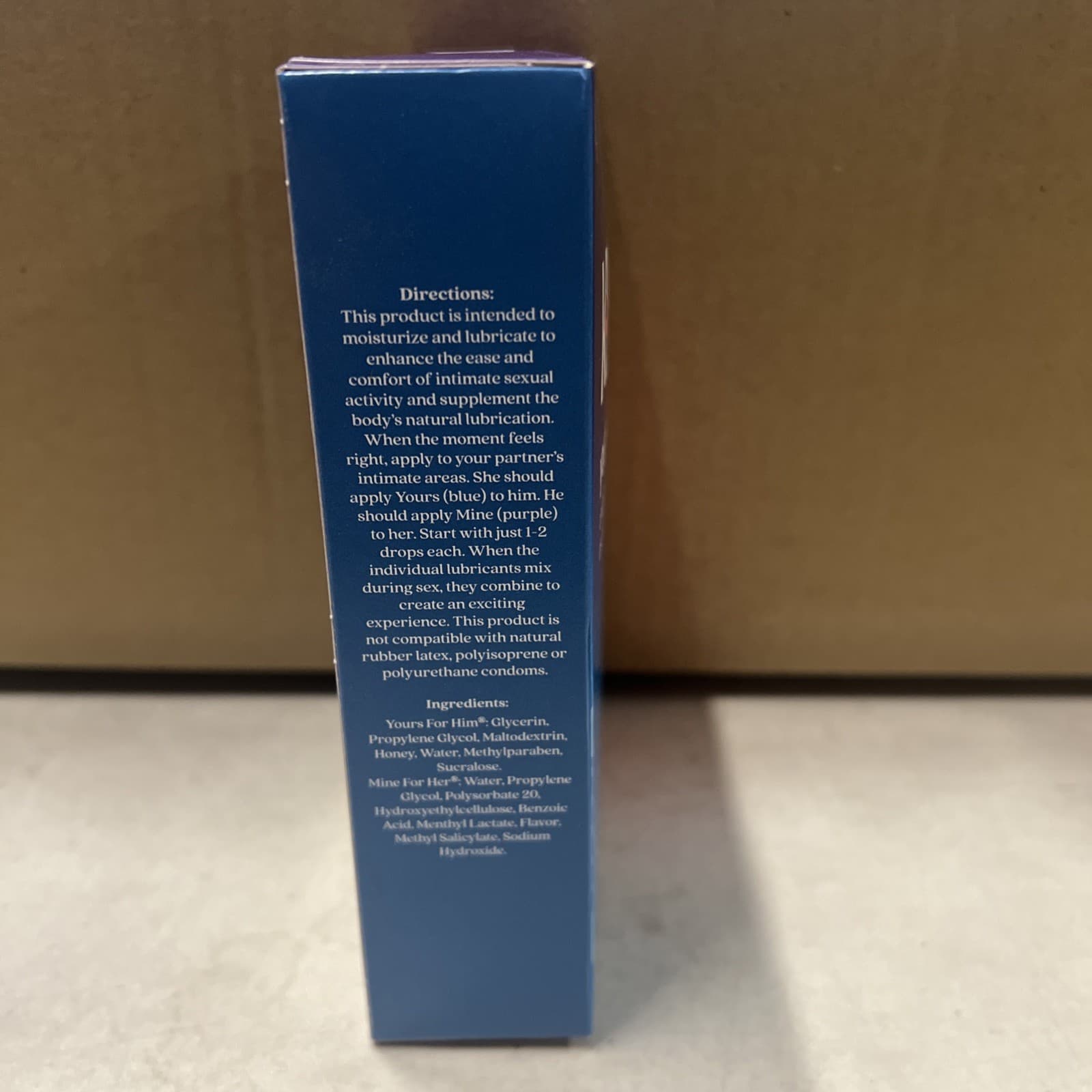 K-Y Yours + Mine Couples Lubricant Two Personal Lubricants Water Based BRAND NEW 2