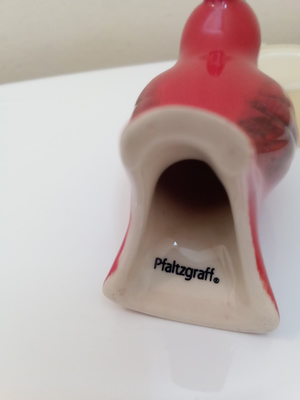 Pfaltzgraff Winterberry Red Cardinal Pie Bird Vent 4