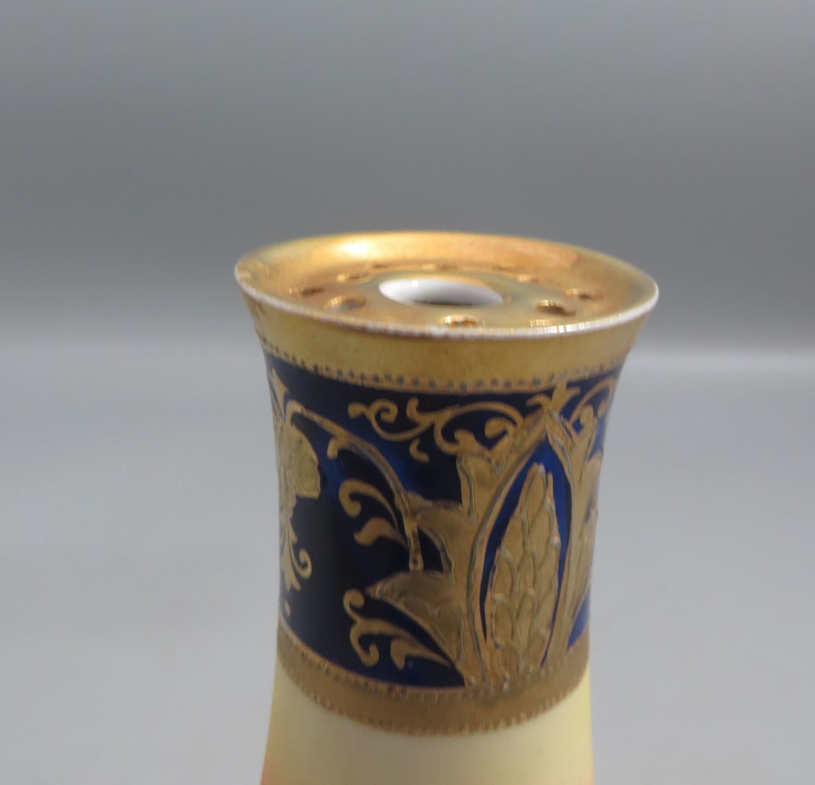 Vintage Noritake Man on a Camel Desert Scene - Hat Pin Holder - As Found 6