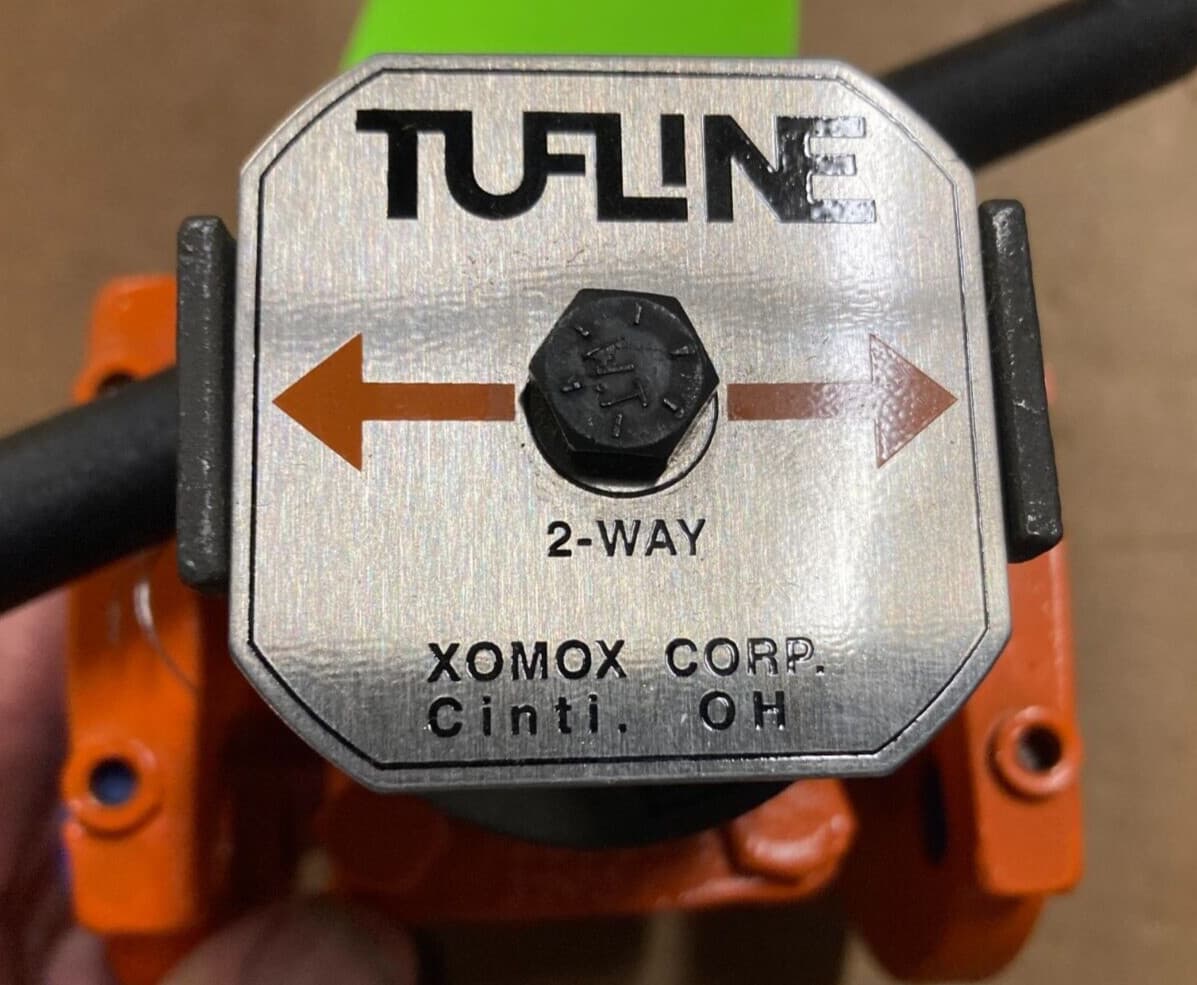 Xomox 9RB708 1" Class 150 Body DI/PFA Seat/Liner PFA Max Temp 400F 204C 3