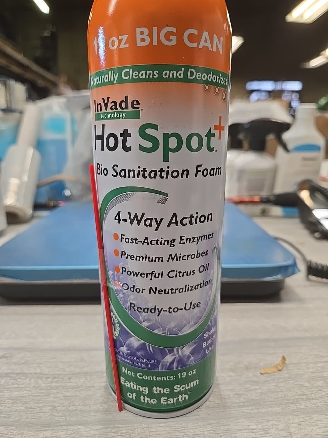 Invade Hot Spot Plus Foam 19oz- Odor & Scum Remover 2