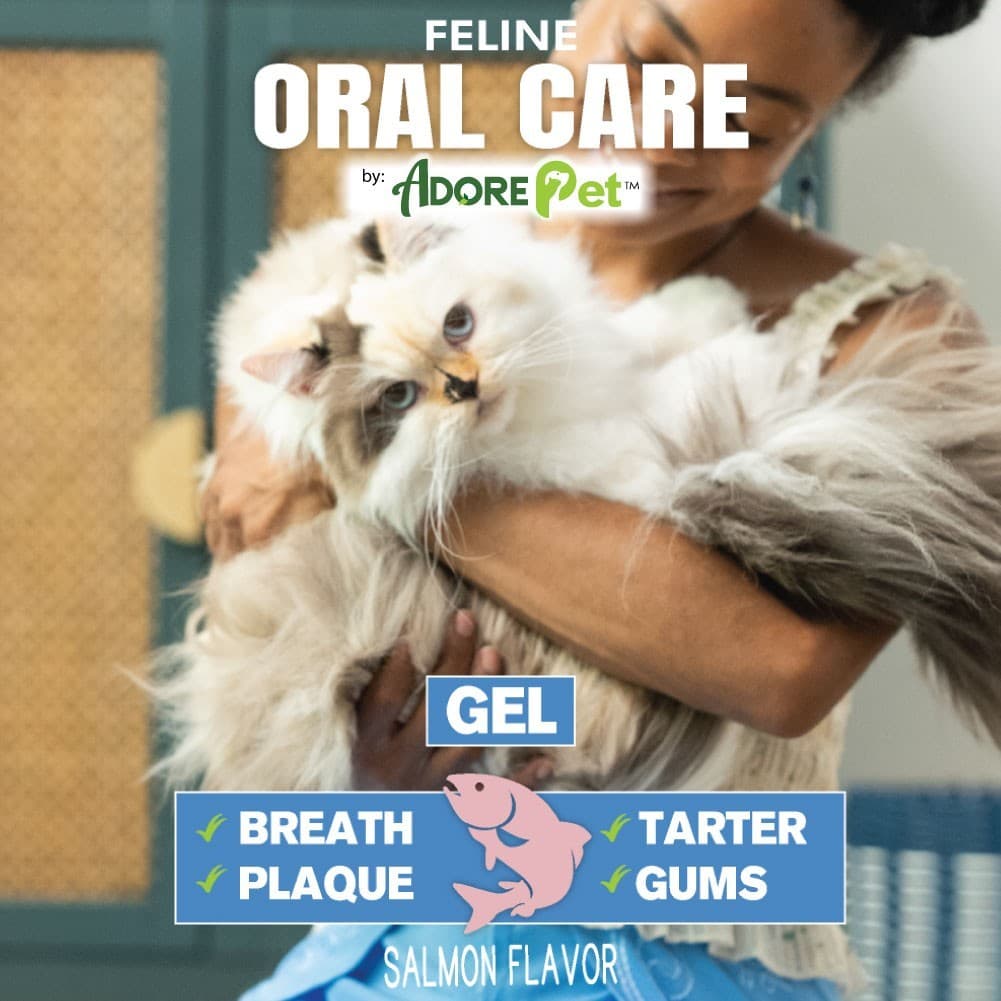 ADORE Pet Oral Care - FELINE Gel (Previously CORE Pet/PetzLife) NO BRUSHING. USA 2