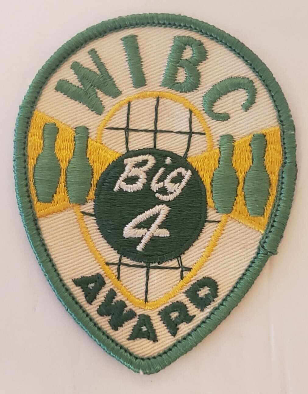 WIBC Award Big 4 Bowling Patch