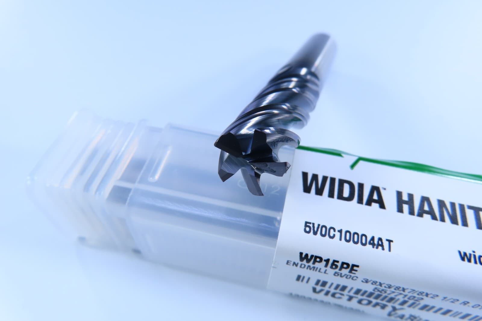 NEW 3/8" HANITA VARIMILL WP15PE SOLID CARBIDE 5577102 END MILL CNC 5 FLUTE TOOL 3