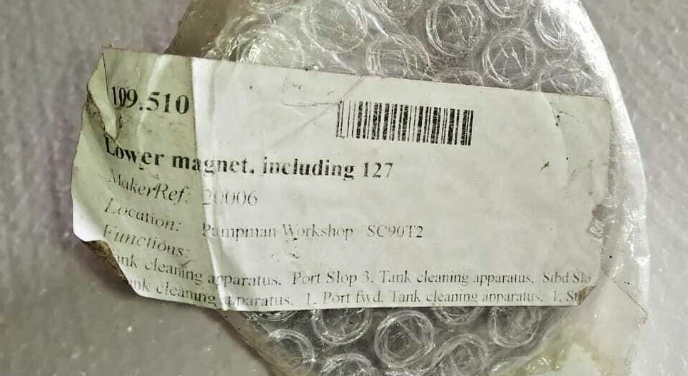 SCANJET TANK CLEANING SC90T2 LOWER MAGNET  20006  INCLUDING 127 6
