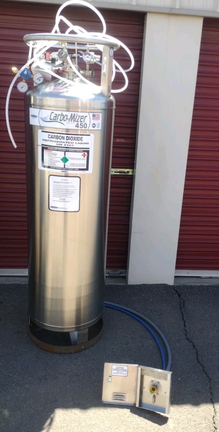 Carbo-Mizer 450 Bulk Co2 Liquid Tank Soda/Draft Beer Carbonation System 2