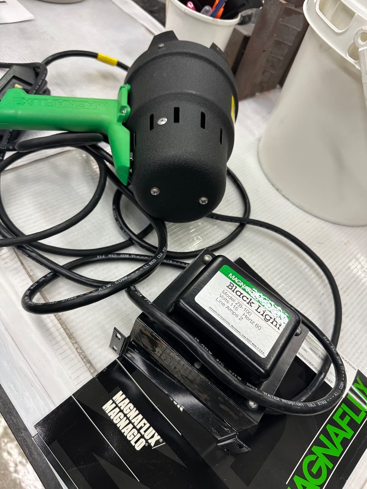 magnaflux magnetic particle ZB-100 Black Light Part # 600005 5