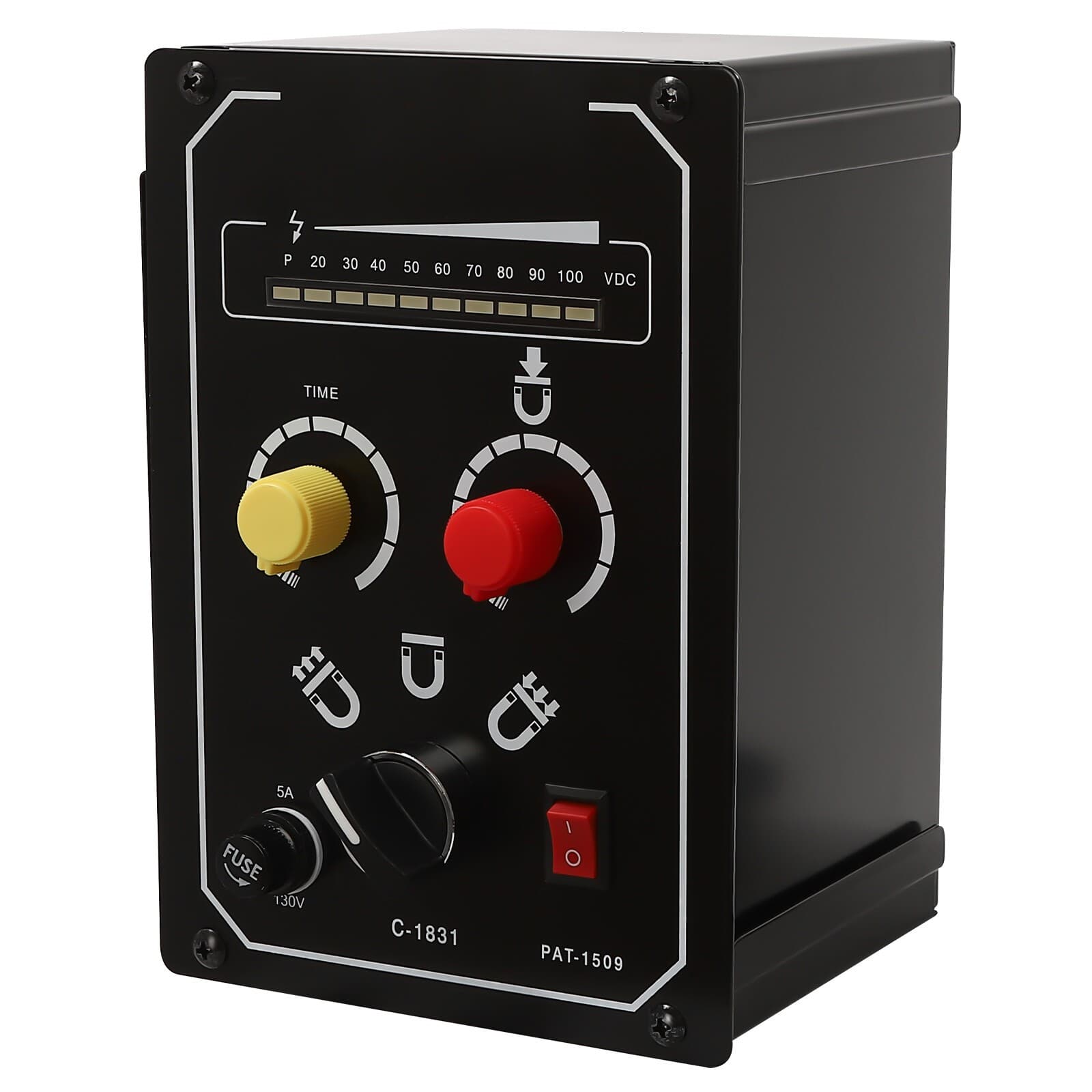 Electro Magnetic Chuck Controller 0-100V 5A DC Magnetic Force Adjustable 110V 6