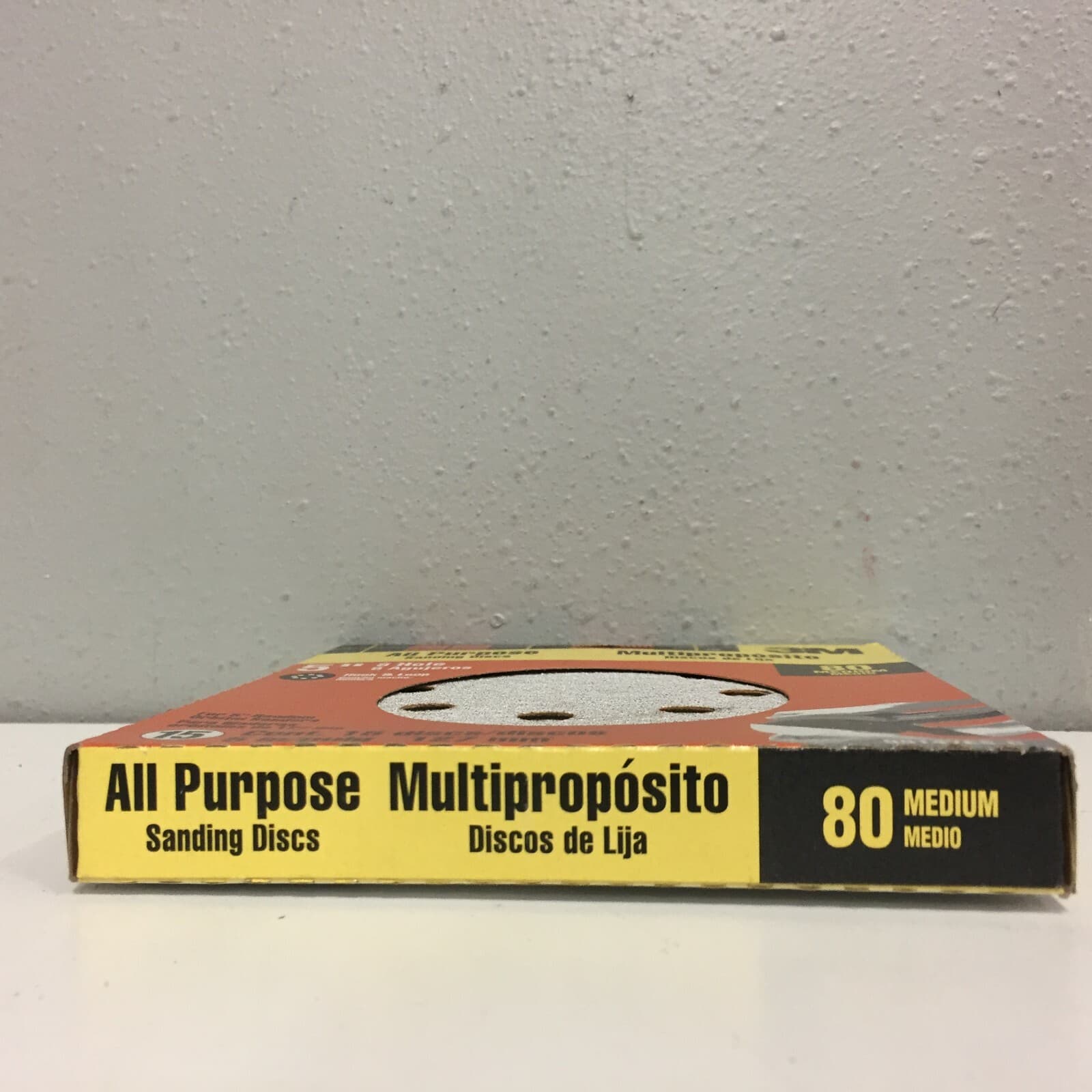 3M 99147ES-C 5" Aluminum Oxide Hook and Loop Sanding Disc 80 Grit Coarse 15 pc. 3