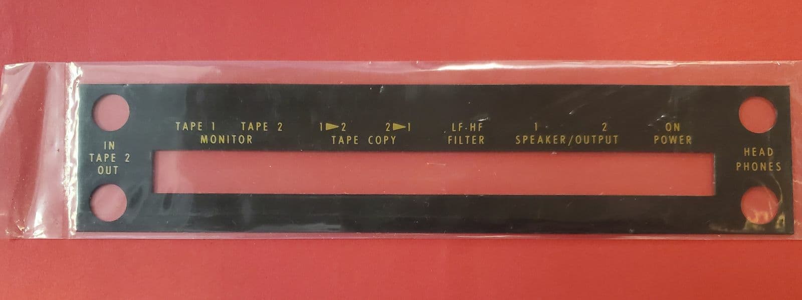 McIntosh Original C30 Decal for Glass Faceplate NEW 09420200 2