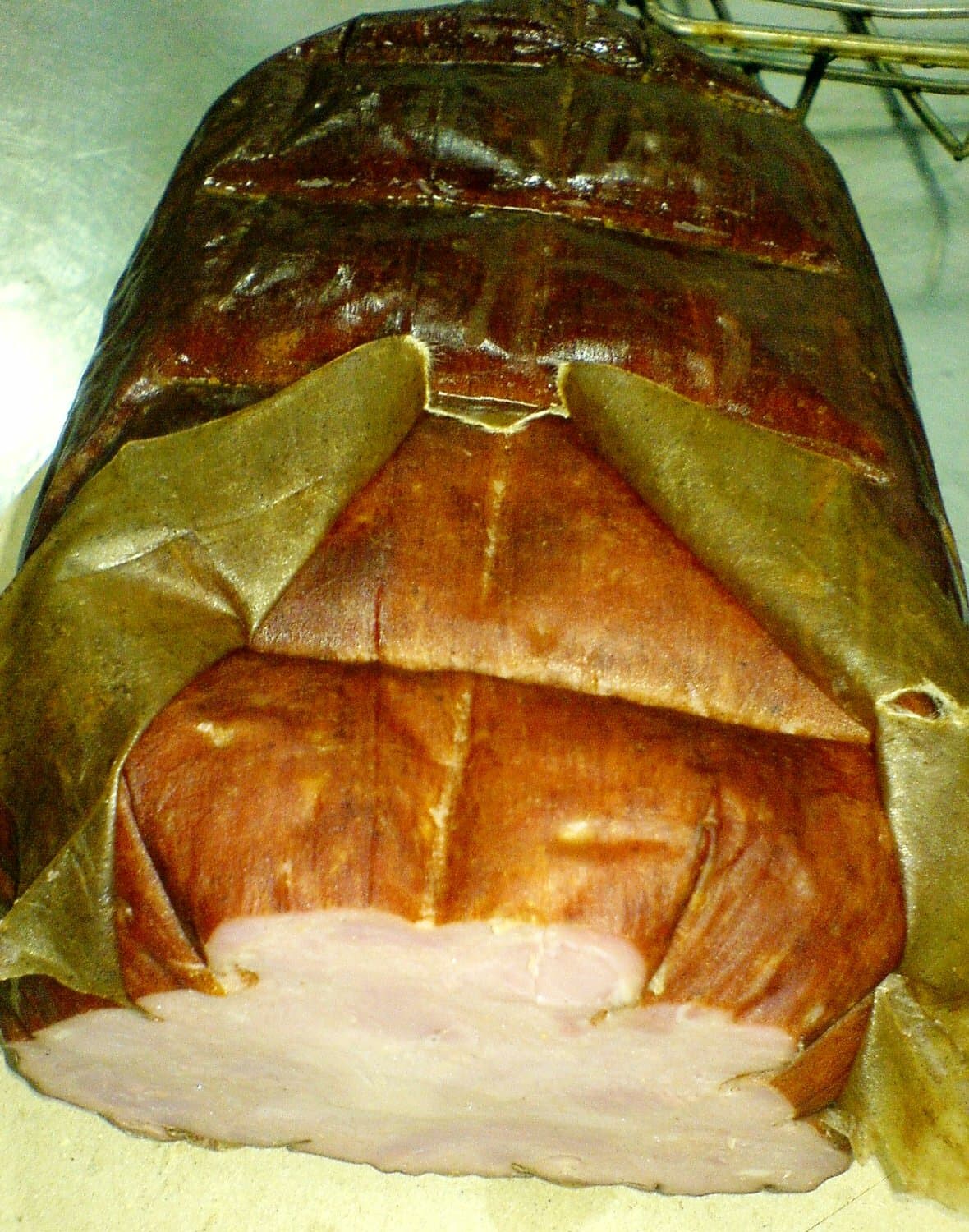 Large Sausage Casing 3.7"x16", Smoking color Fibrous, Pack of 14 pcs for 70 lbs. 6