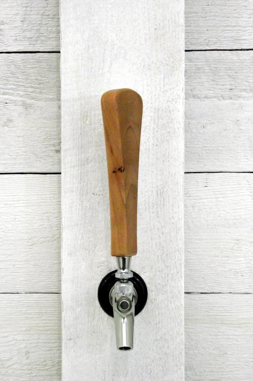 Tap handle solid Cherry wood beer wine coffee tap handle 7"  6