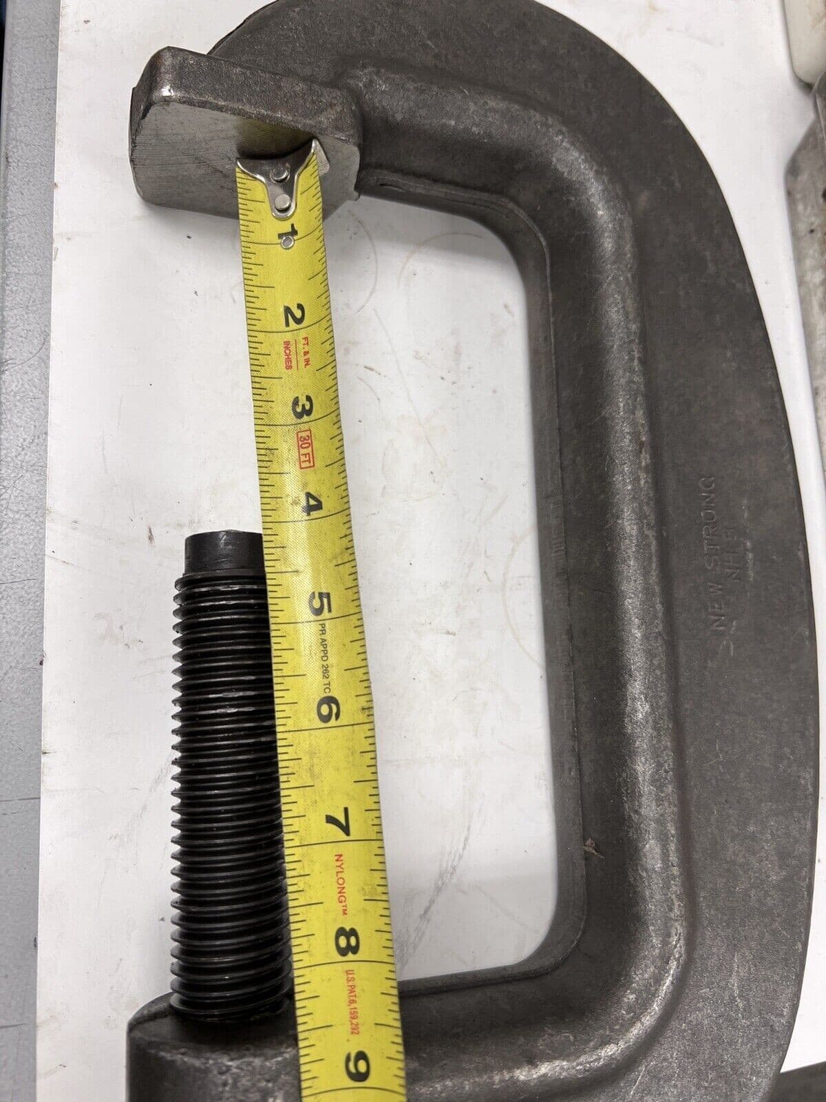 Heavy Duty Boiler Bridge Worker New Strong CC8H Forged Steel 8” C Clamp 4