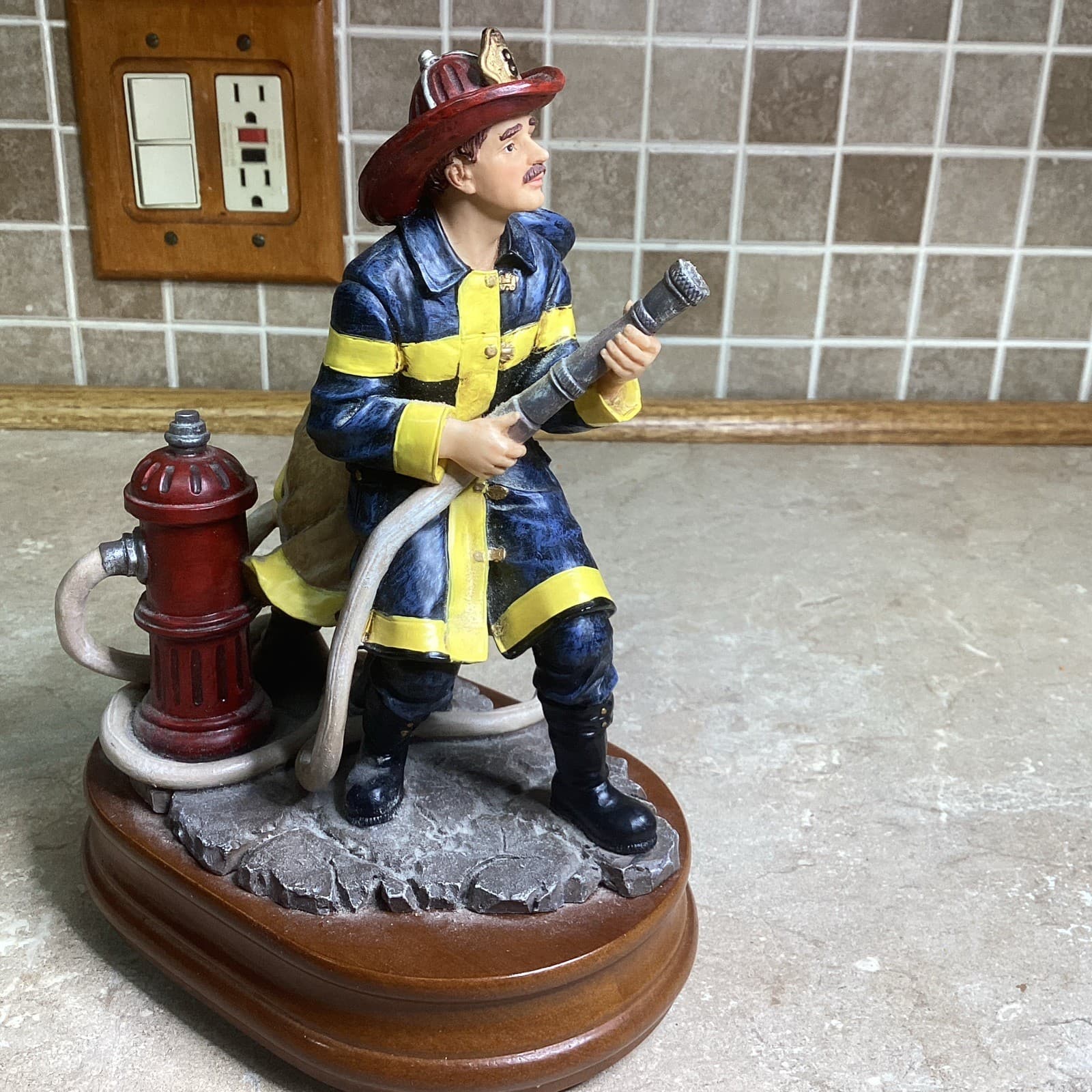 Red Hats of Courage -FIREFIGHTERS - “The Nozzlemen" - Musical- 9” Tall- 4