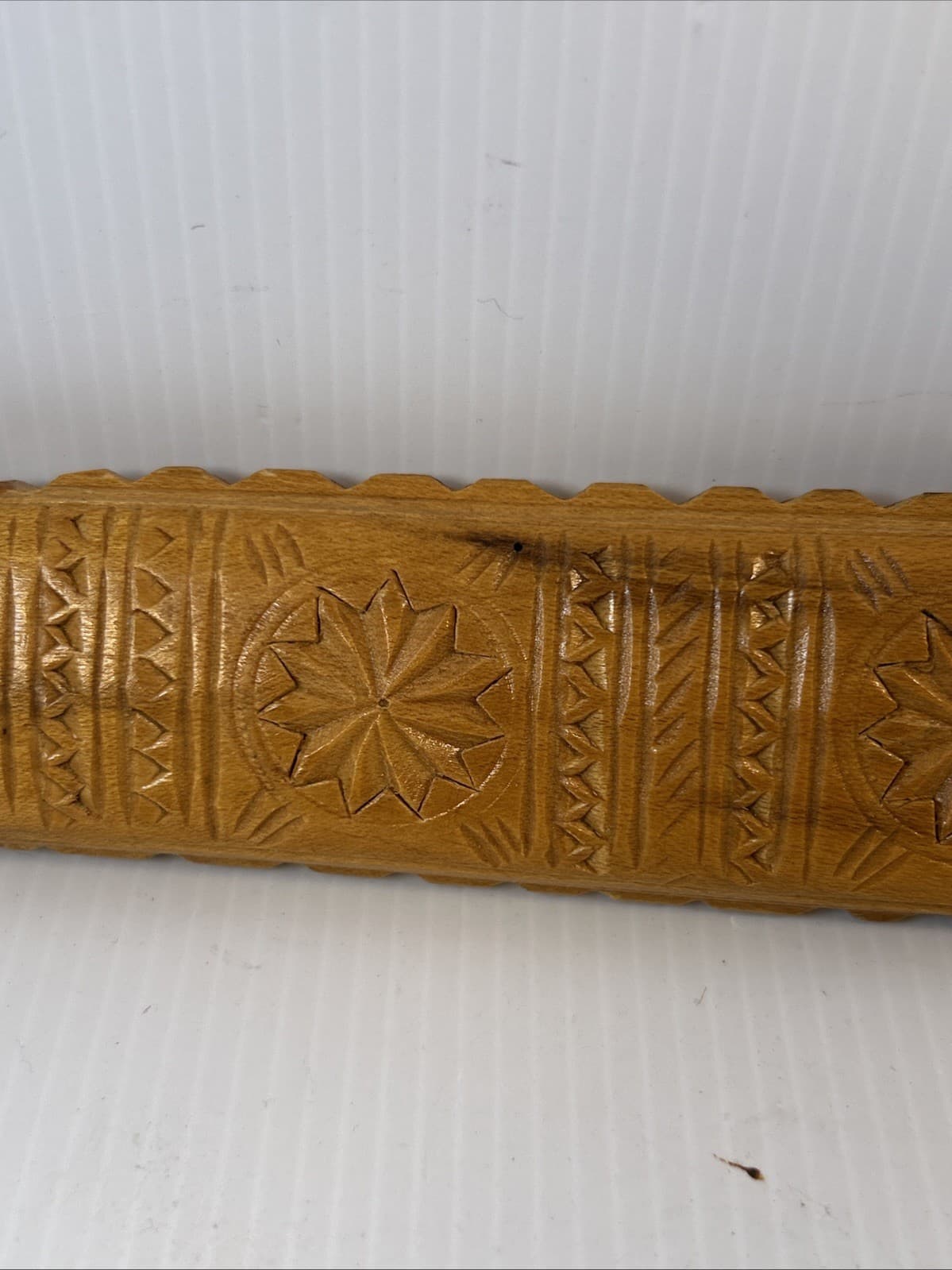 Vintage Wood Hand Carved Dvojnice Balkan Twin Double Flute 3