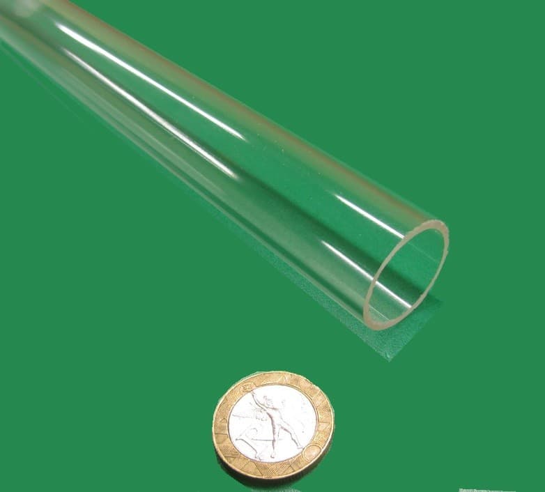 Acrylic Tube Clear Extruded  1.00" OD x .875" ID x .062" Wall x 72 Long, 2 Units 5