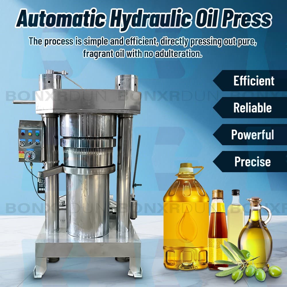 Hydraulic Press for Vegetable Oil Vertical Press Olive Oil Press Machine 2