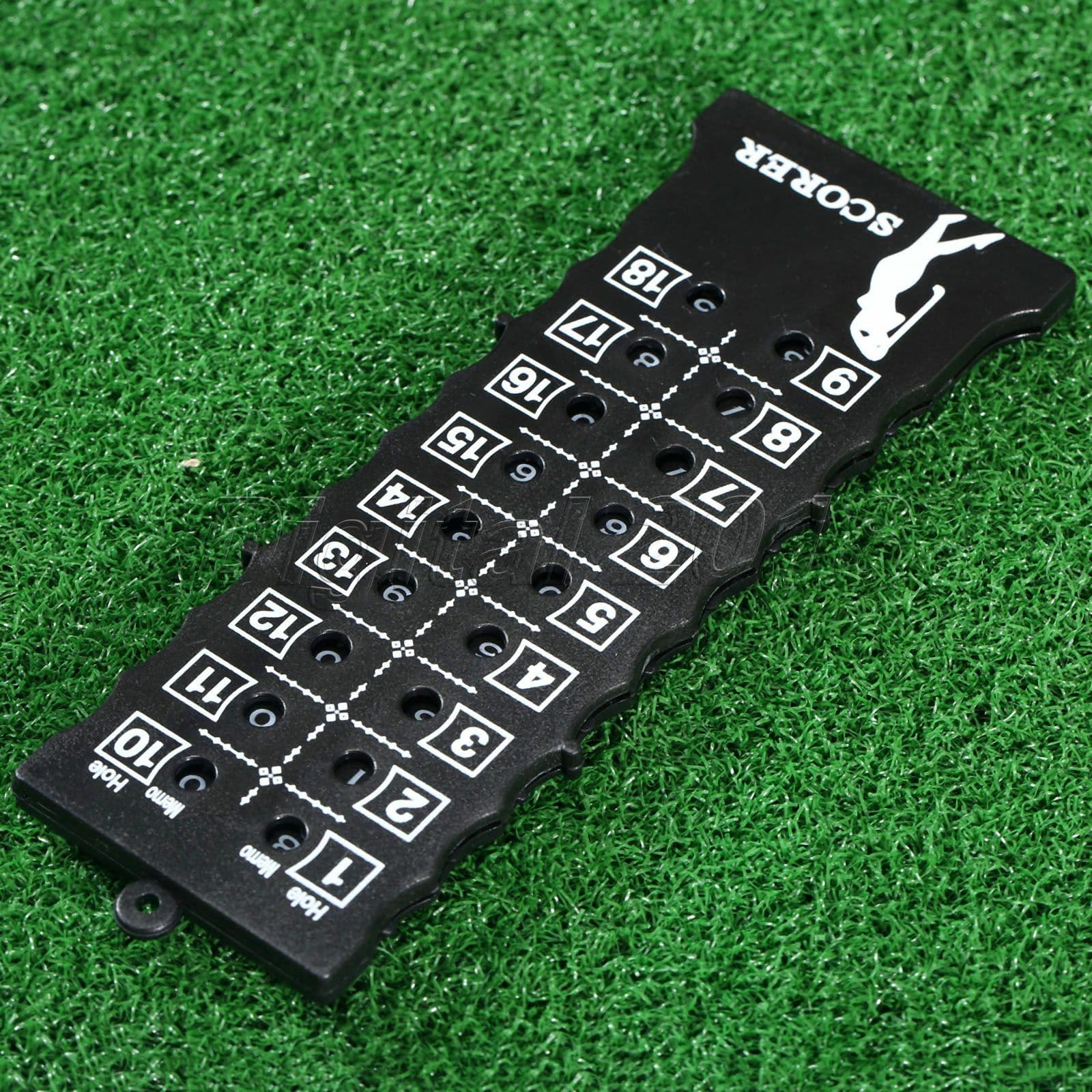 Plastic Golf 18 Hole Stroke Keeper Shot Score Counter Scoring Tally Key Chain