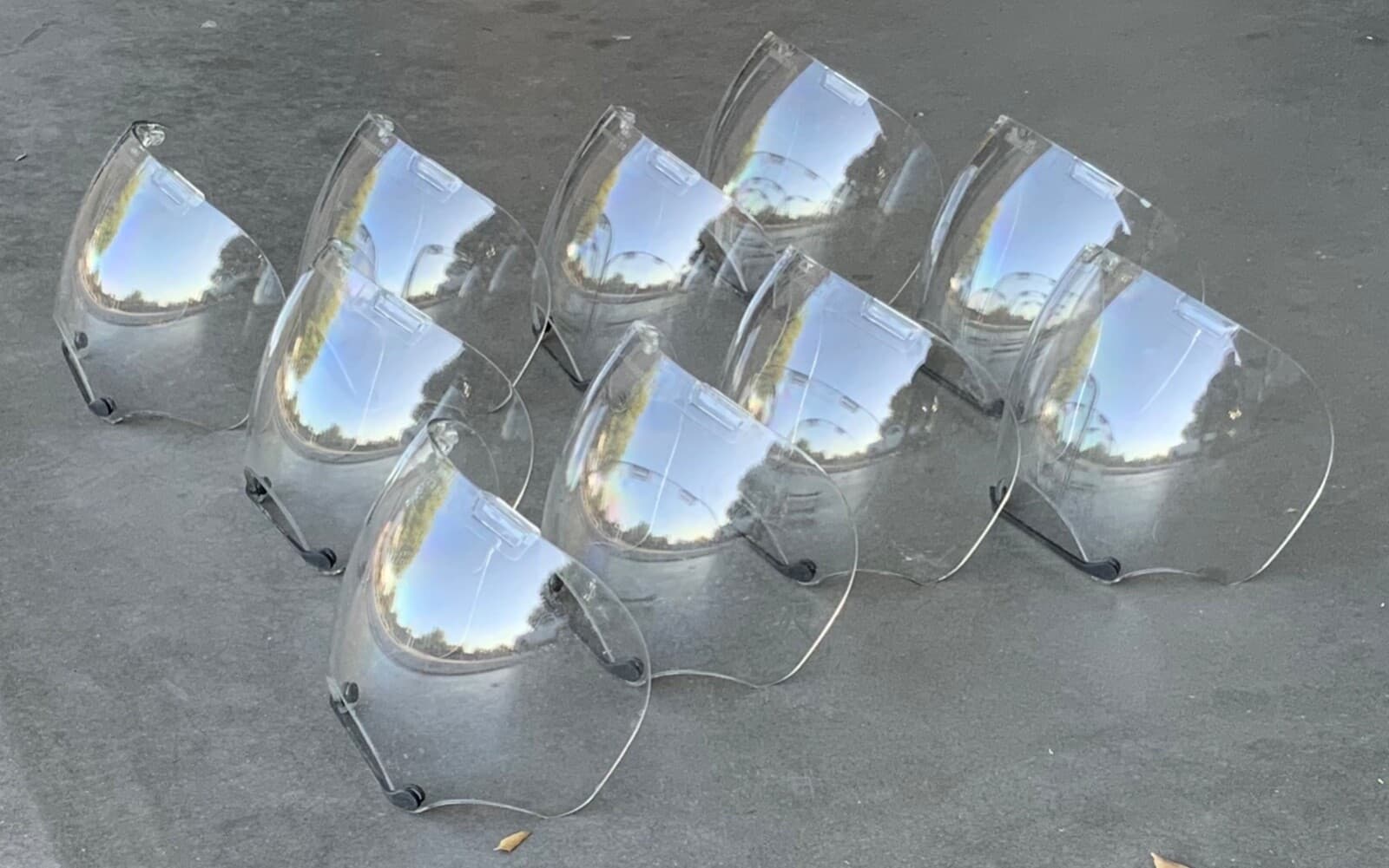 (1) One MSA Clear Lens Outsert for Millennium CBRN Gas Mask Sz: Medium and Large