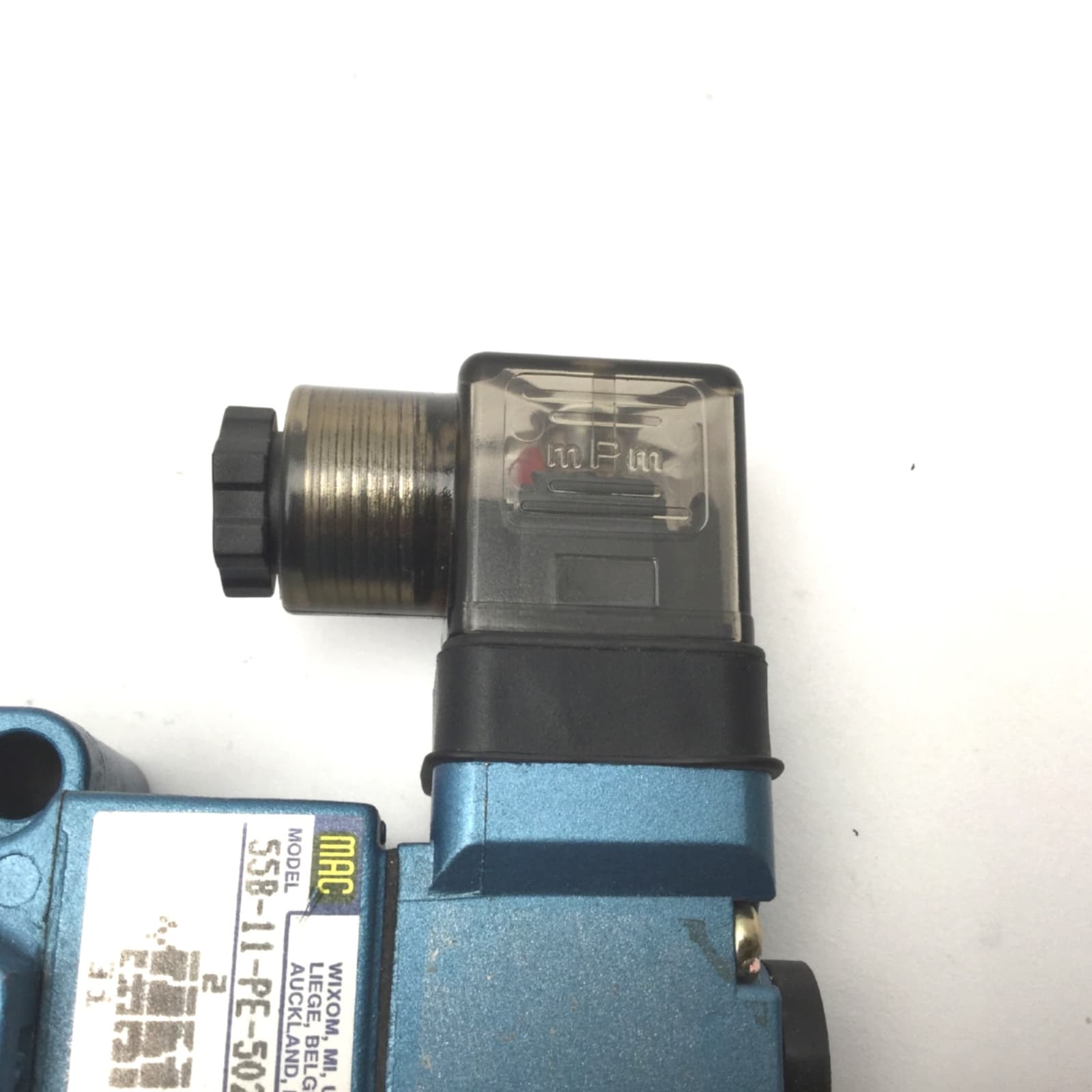 MAC 55B-11-PE-502JC Solenoid Valve Vacuum-150psi, Coil: 24VDC 6W, 1/4"NPTF, N.C. 6