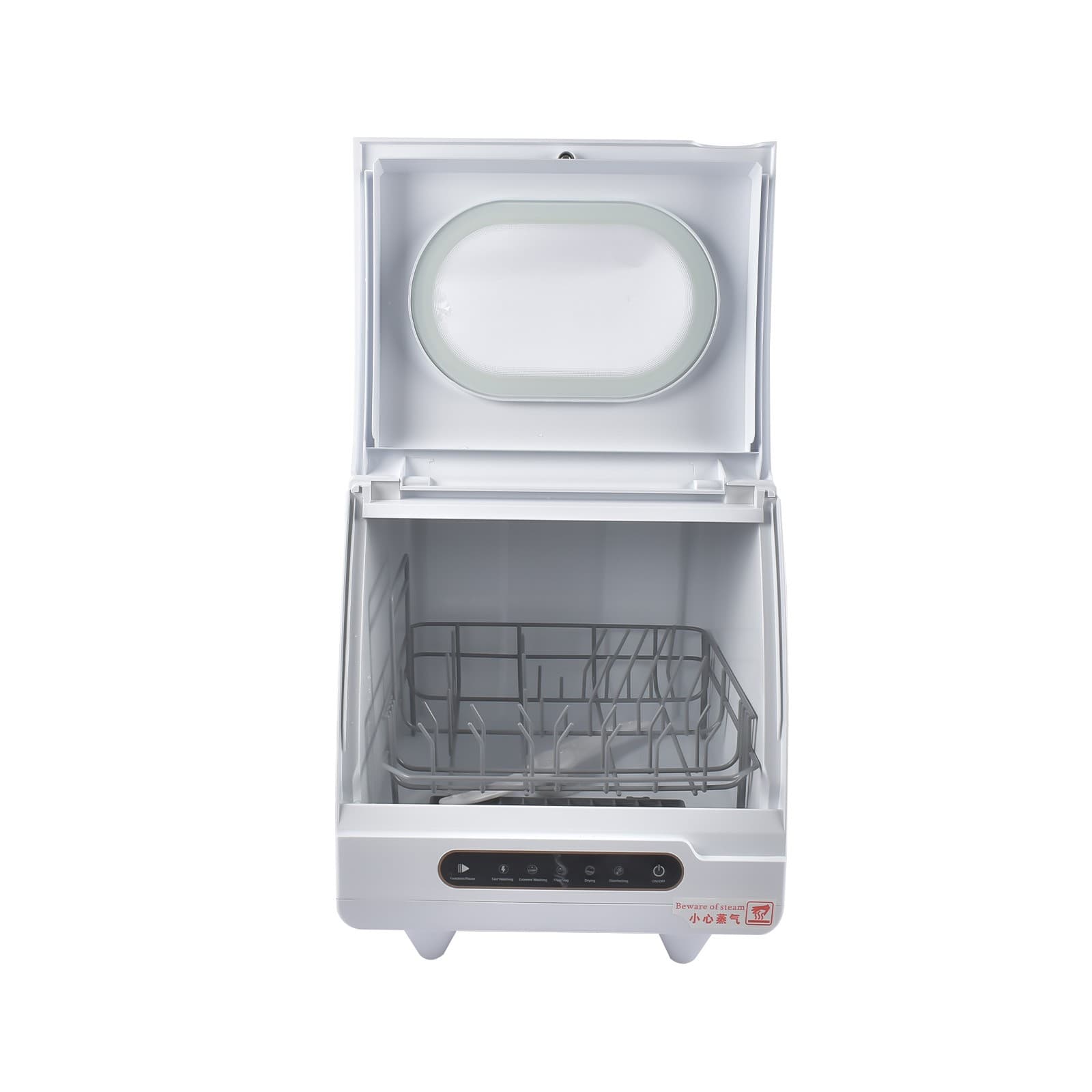 Portable Mini Countertop Dishwasher, 5 Programs with 5L Water Tank, 360° Spray 4