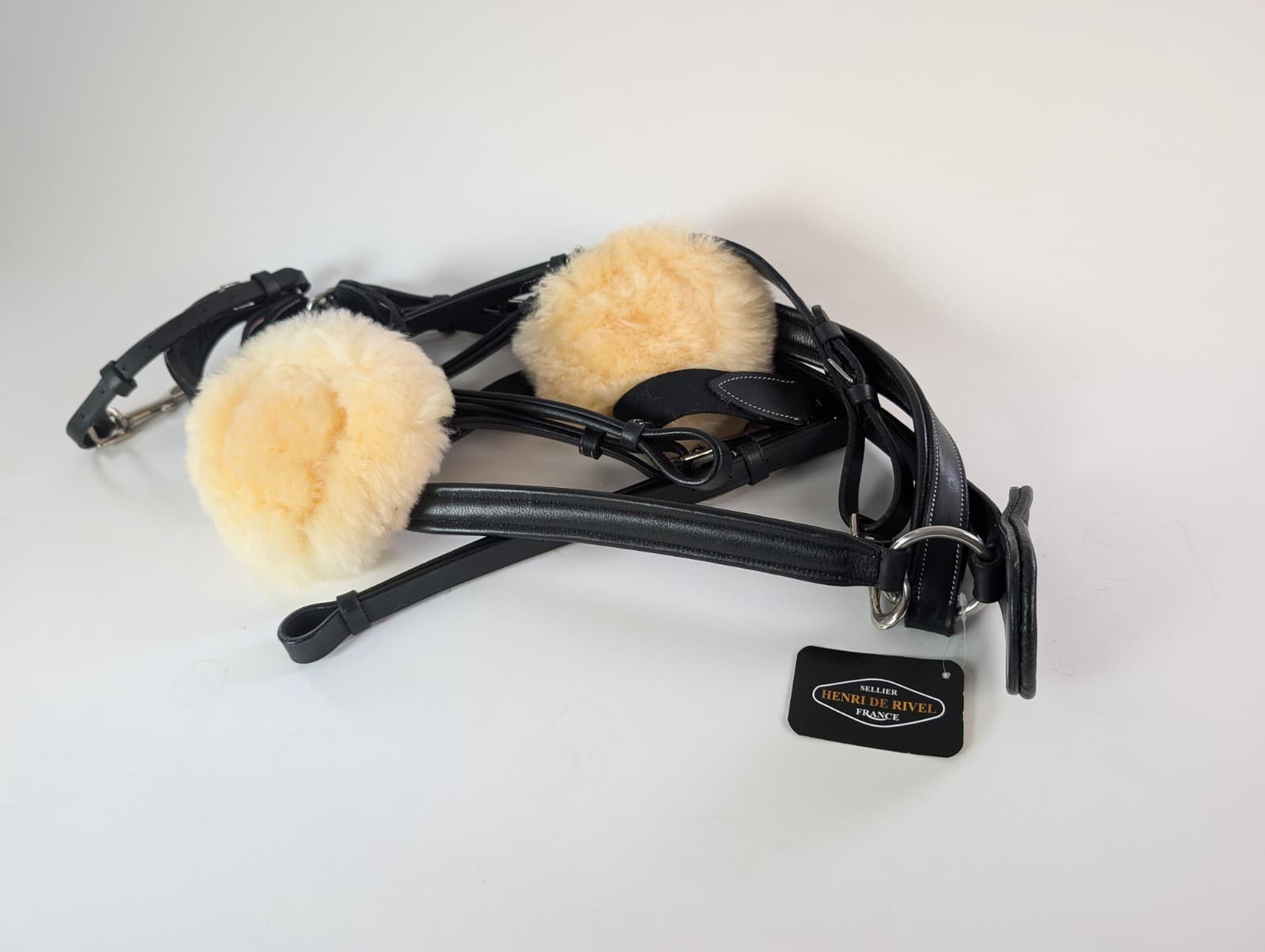 Henri de Rivel Pro 5 Point Elastic Breastplate Martingale w/ Running Attachment 6