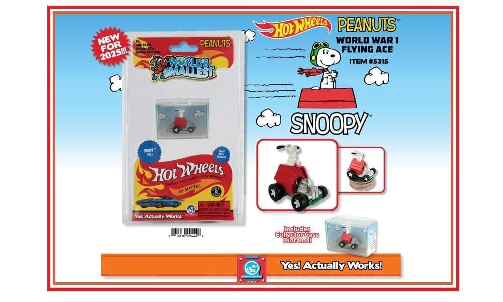 New World's Smallest Hot Wheels Snoopy 5315