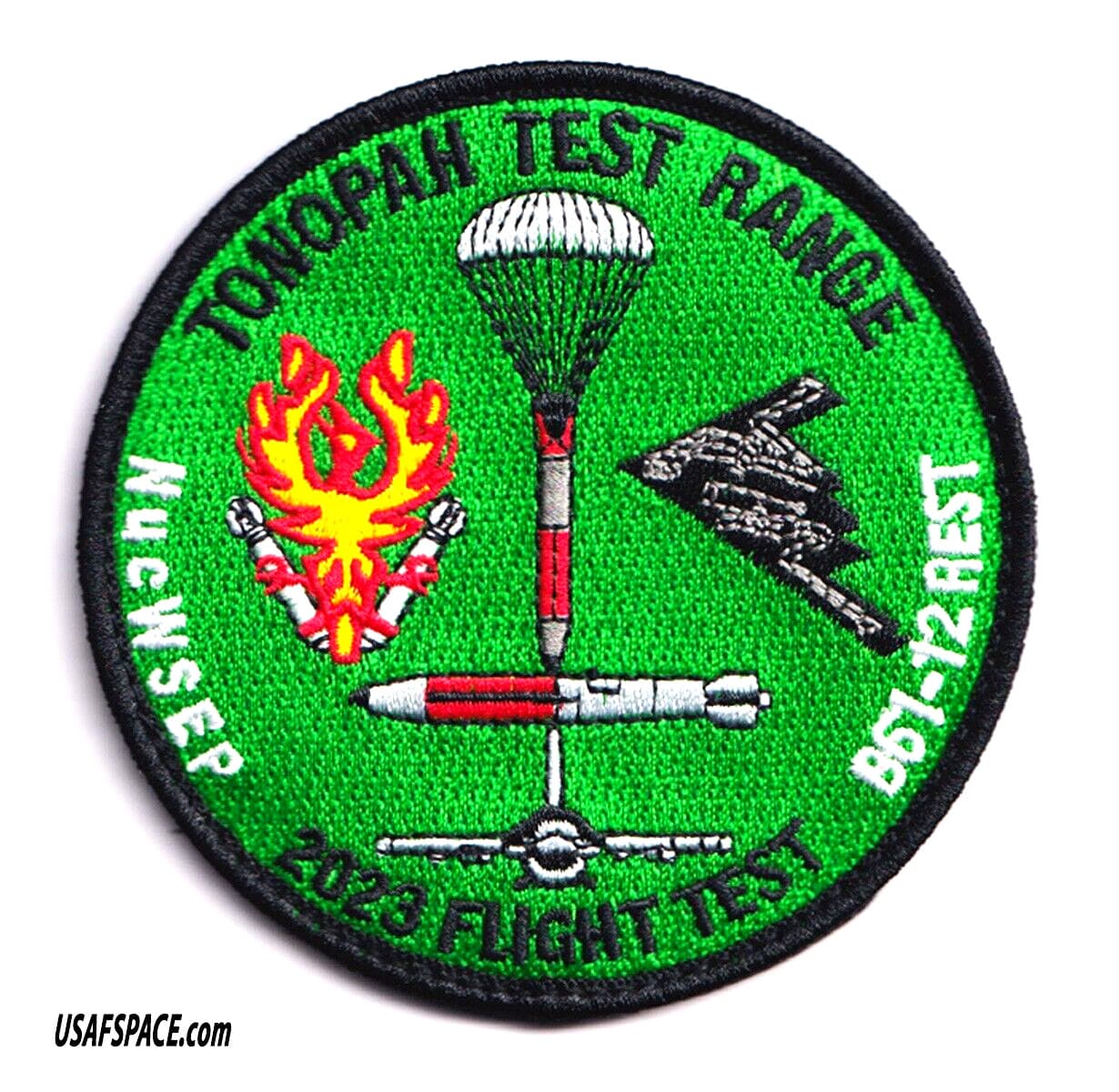 USAF TONOPAH TEST RANGE Nuclear Weapons-B61-12-2023 FLIGHT TEST-NUCWSEP-PATCH 2