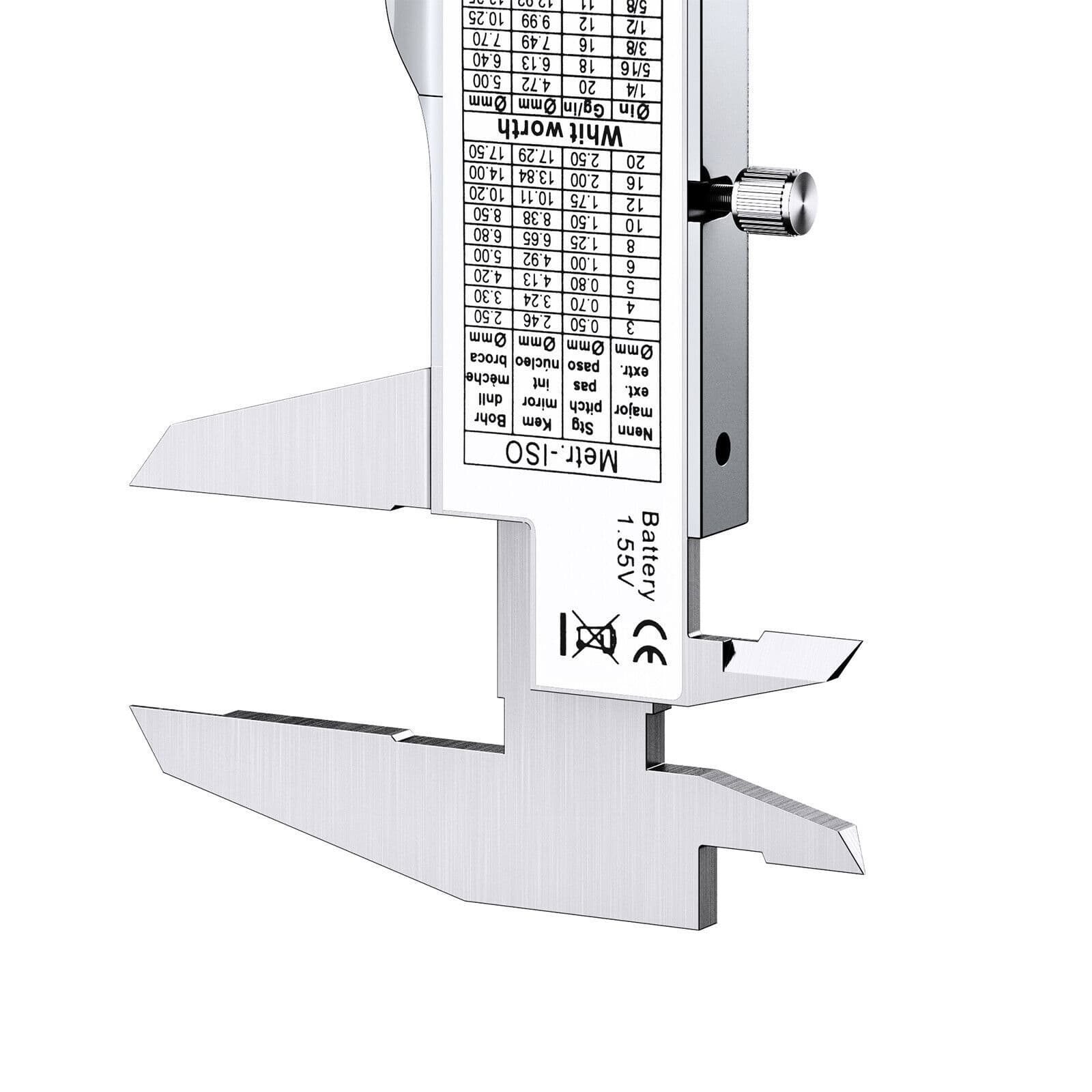6" Digital Caliper Micrometer LCD Gauge Vernier Electronic Measuring Tool 150mm 6