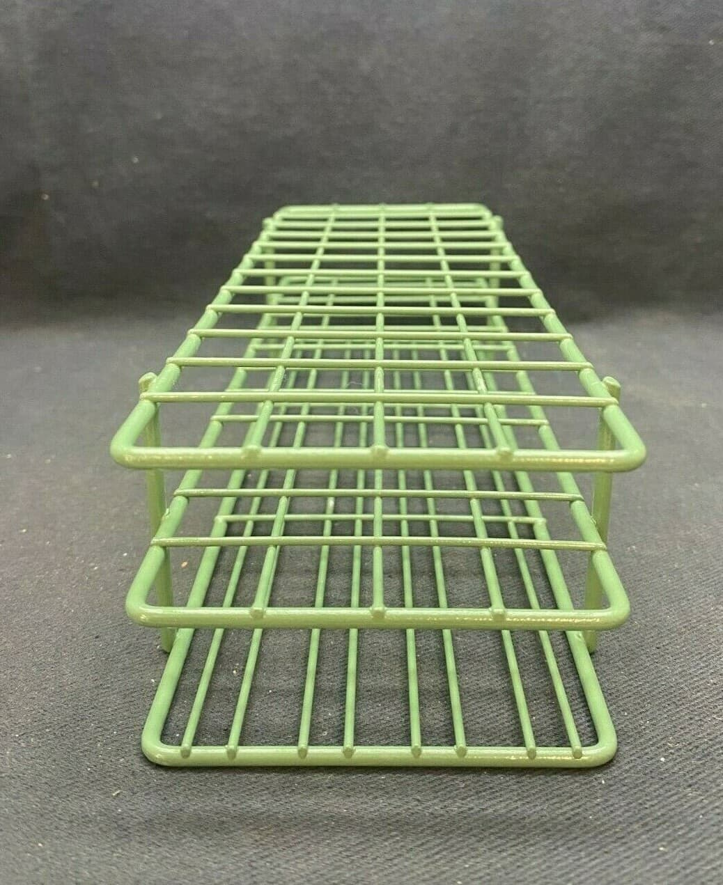 Unbranded 48-Place Green Epoxy-Coated Wire Test Tube Rack for 15-16mm Tubes 4