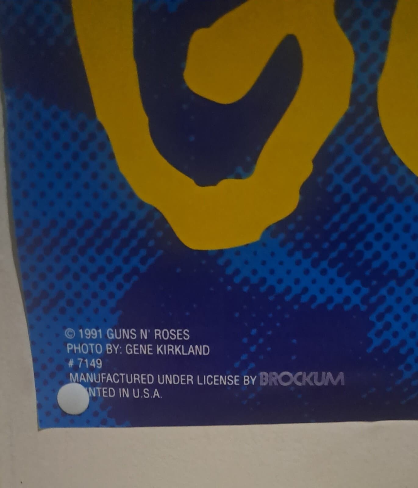 Rare 1991 MATT SORUM poster,Guns & Roses Poster, Original, 34"x22",Yamaha Drums  2