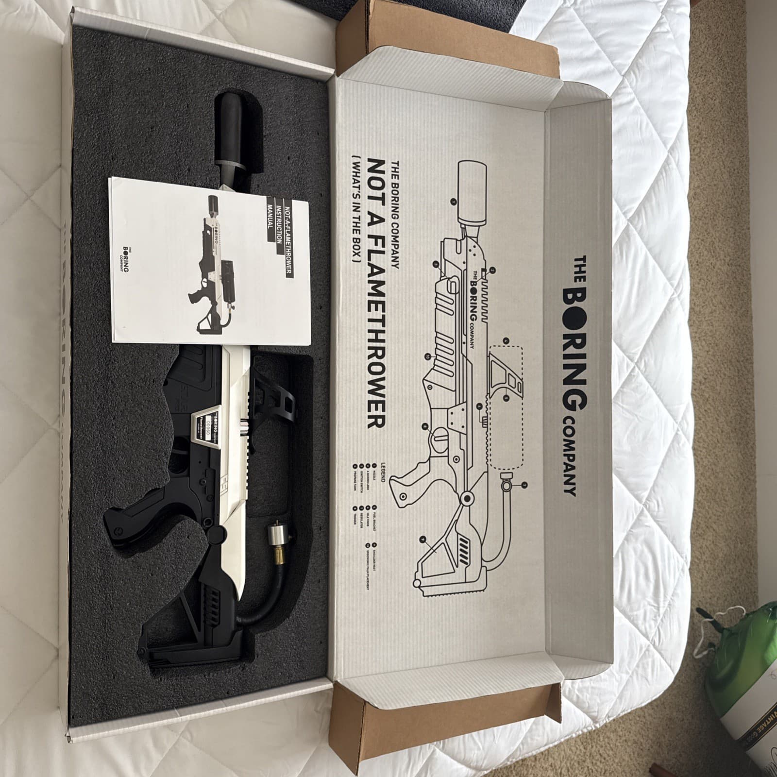 Not A Flamethrower Serial #60 The Boring Company * Ultra Rare Gem * 4