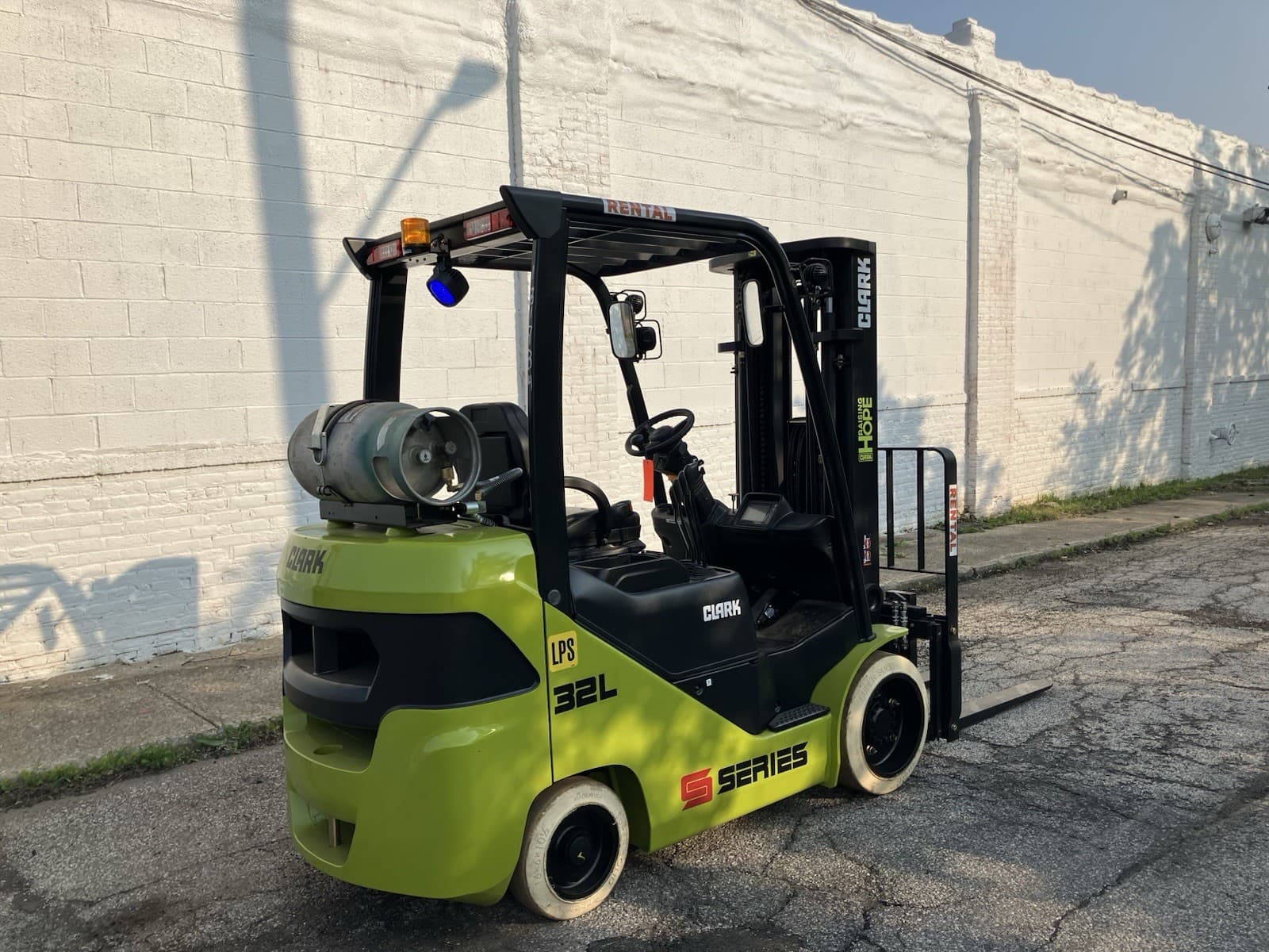 2023 Clark 6500 LB Forklift With Side Shift Triple Mast 4 Ways LPS 4