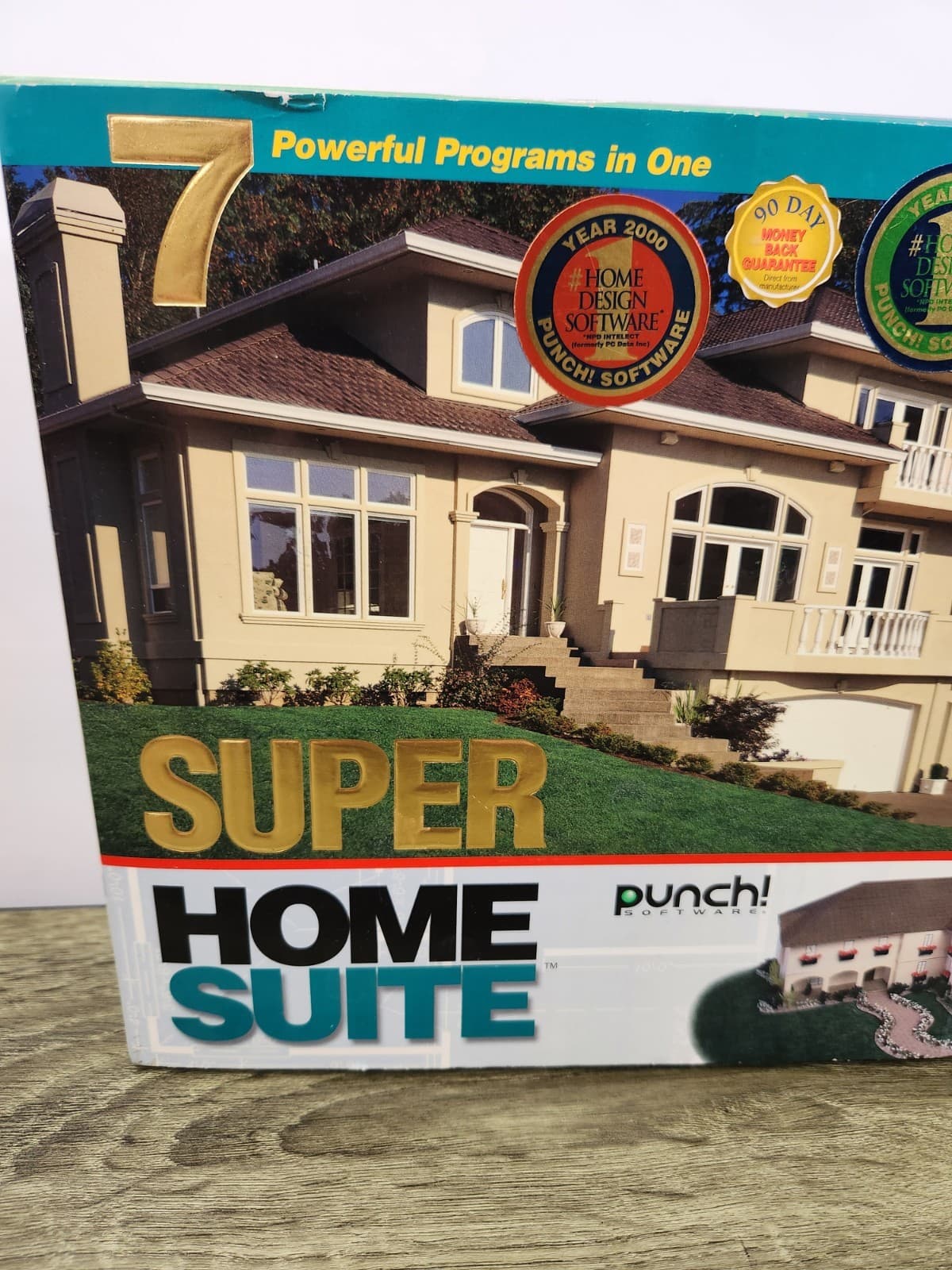 Punch! Super Home Suite CD ROM 3.0 Real Model 3D Home Design 2001  - NEW 3