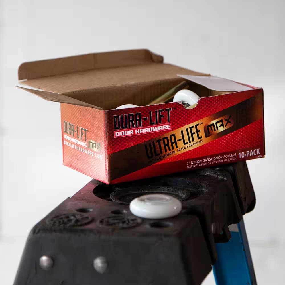 Ultra-Life Max 2 In. Nylon Garage Door Roller with Sealed 6200ZZ Bearing and 4 I 6