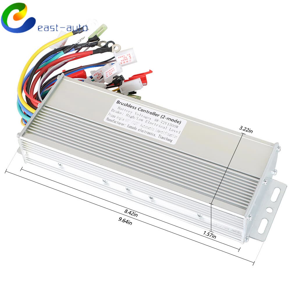1500W Motor Speed Controller DC 48/72V For Electric E-bike Scooter Brushless New 4