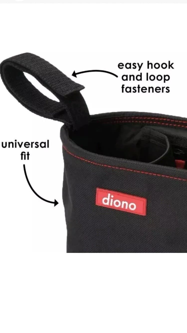 Diono Buggy Buddy Universal Stroller Organizer Insulated Drink Pockets/Cargo Bin 5