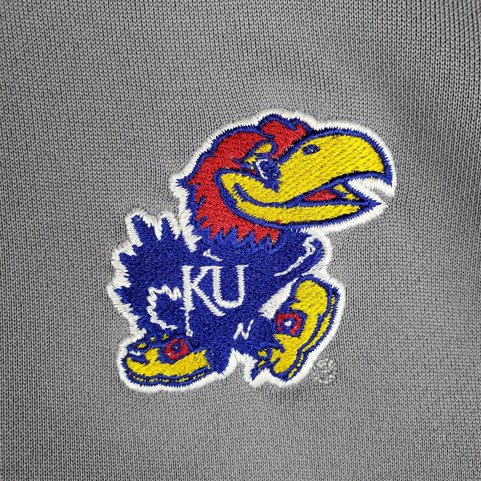 ADIDAS GOLF x KANSAS Size Large 1/4 Zip Performance Pullover Windbreaker Shirt 6