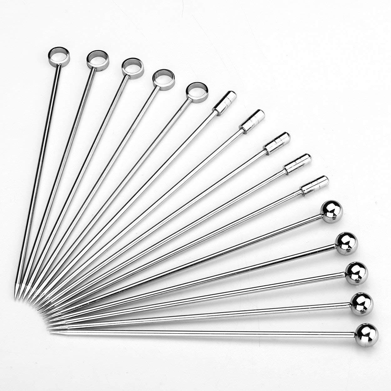 15 PCS Stainless Steel Cocktail Picks Martini Picks Set 2