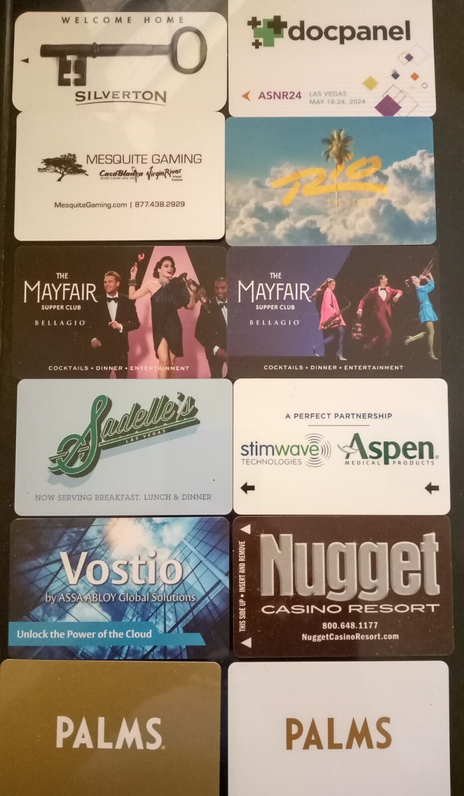  Las Vegas room keys(84total) Vintage  4